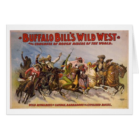Buffalo Bill Wild West Show Cards (Front Horizontal)
