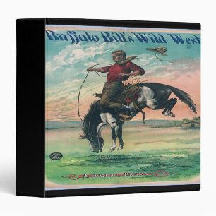 Buffalo Bills Wild West 1889 3 Ring Binder