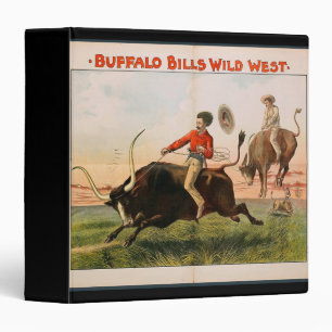 Buffalo Bills Wild West 1889 3 Ring Binder