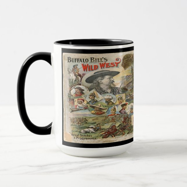 Buffalo Bills Wild West 1889 Mug (Left)