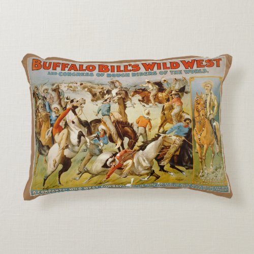 Buffalo Bills Wild West  Accent Pillow
