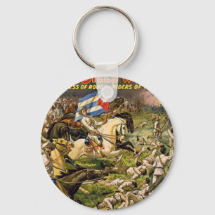 Buffalo Bill's wild west and congress of rough rid Keychain