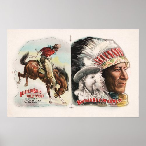 Buffalo Bills Wild West and Congress Of Rough Rid Poster
