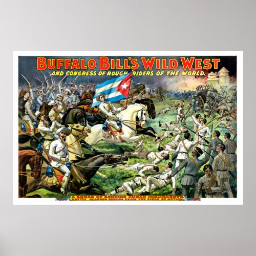 Buffalo Bills Wild WestCongress of Rough Riders Poster
