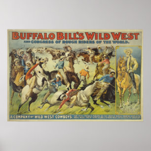 Buffalo Bill's Wild West Cowboys Poster