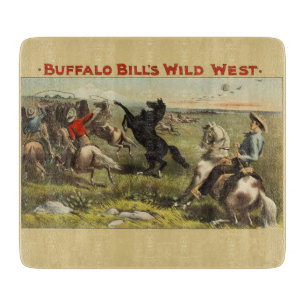 Buffalo Bill's Wild West Horses Cutting Board