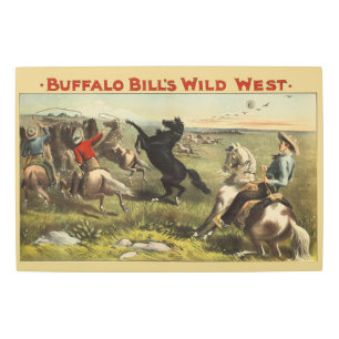 Buffalo Bill's Wild West Horses Metal Print