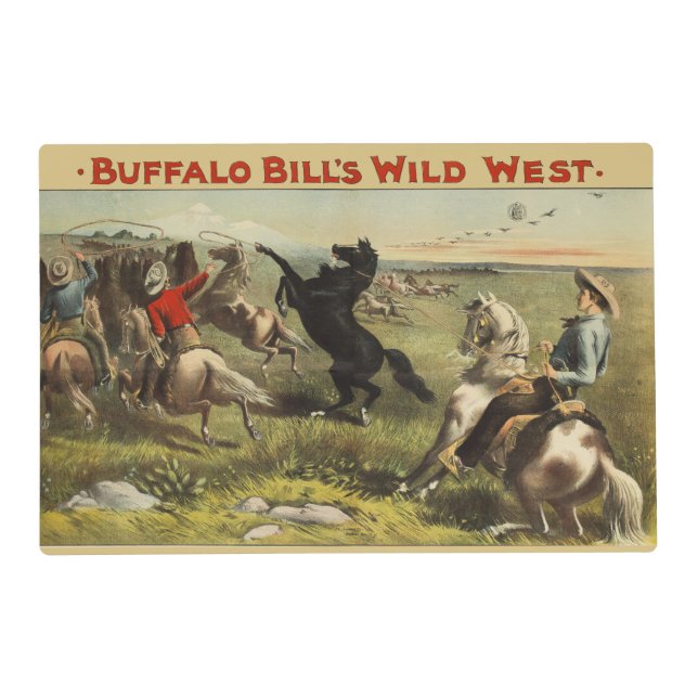 Buffalo Bill's Wild West Horses Placemat (Front)