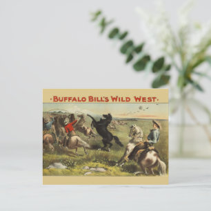 Buffalo Bill's Wild West Horses Postcard