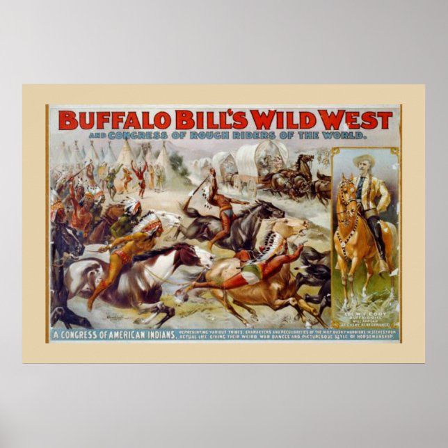 Buffalo Bill's Wild West Indian Poster (Front)