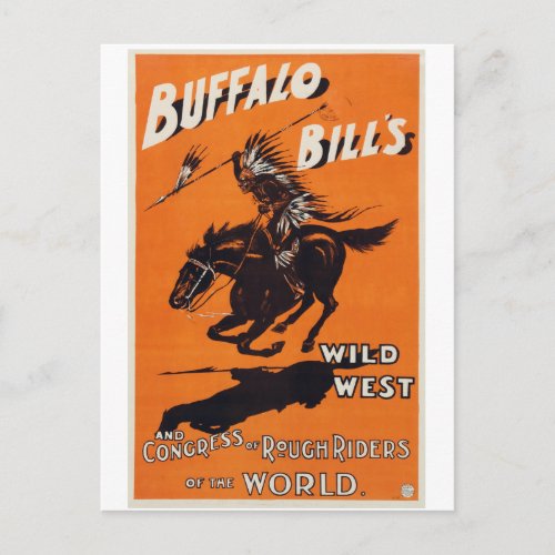 Buffalo Bills Wild West Postcard
