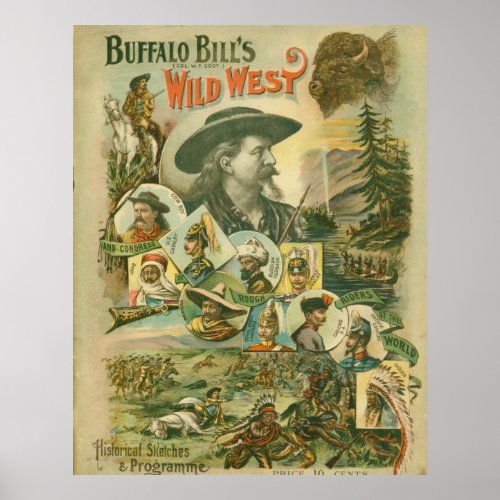 Buffalo Bills Wild West Poster