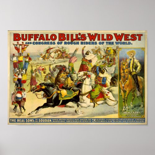 Buffalo Bills Wild West Poster