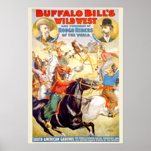 Buffalo Bills Wild West Poster