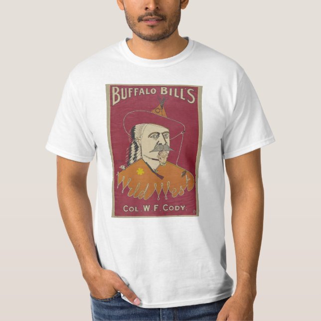 Buffalo Bill's Wild West Poster 1890 T-Shirt (Front)
