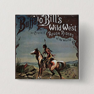 Buffalo Bills Wild West Show Button