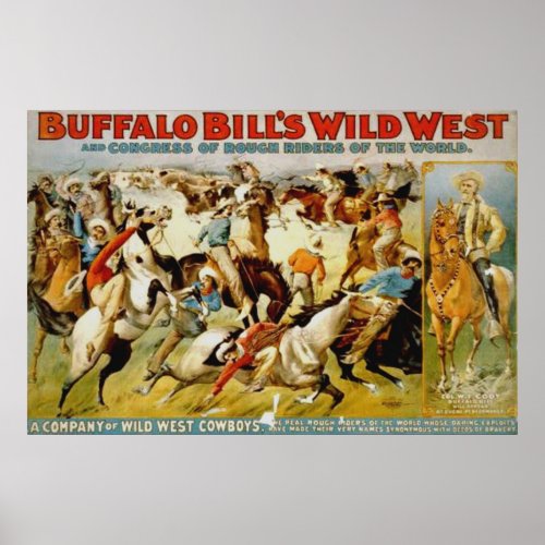 Buffalo Bills Wild West Show Poster