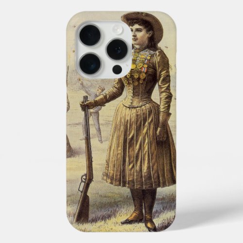 Buffalo Bills Wild West Show with Annie Oakley iPhone 15 Pro Case