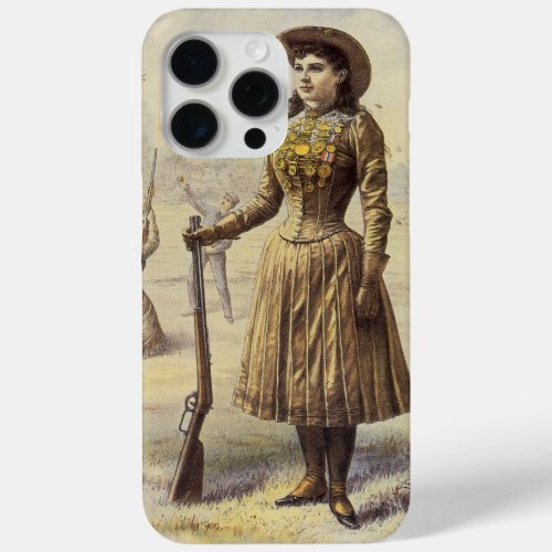 Buffalo Bills Wild West Show with Annie Oakley iPhone 15 Pro Max Case