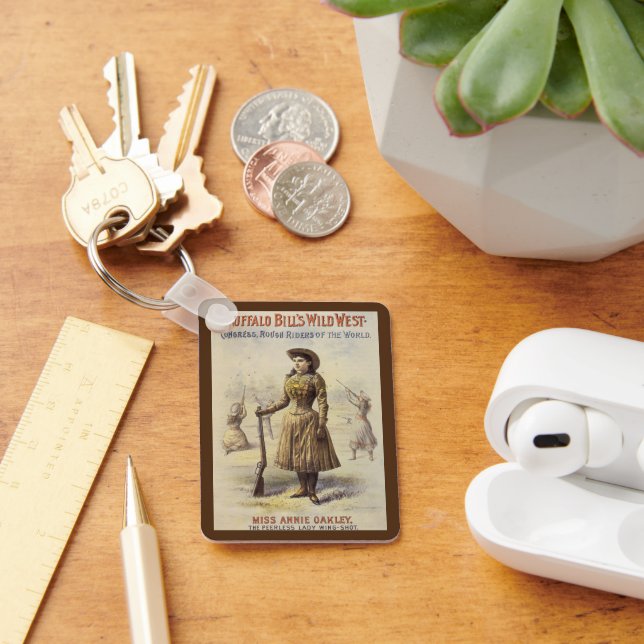 Buffalo Bill's Wild West Show with Annie Oakley Keychain (Desk)