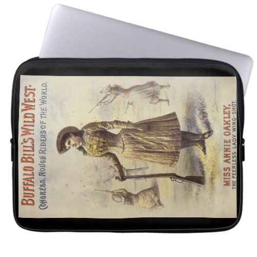 Buffalo Bills Wild West Show with Annie Oakley Laptop Sleeve