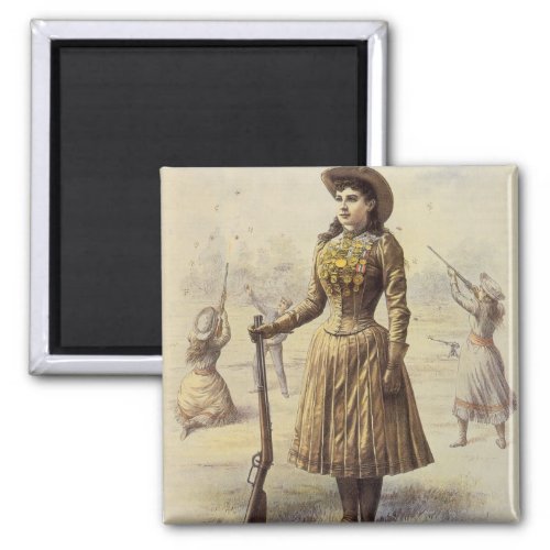 Buffalo Bills Wild West Show with Annie Oakley Magnet