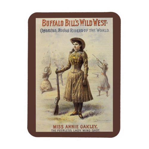 Buffalo Bills Wild West Show with Annie Oakley Magnet