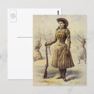Buffalo Bill's Wild West Show with Annie Oakley Postcard