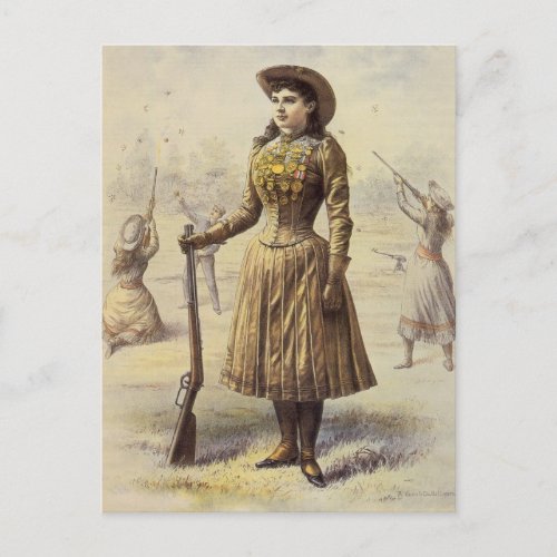 Buffalo Bills Wild West Show with Annie Oakley Postcard