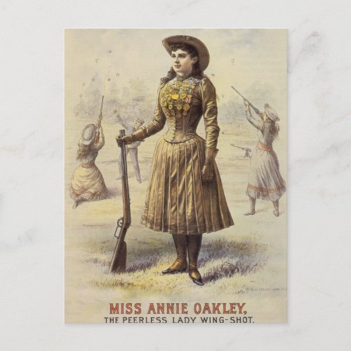 Buffalo Bills Wild West Show with Annie Oakley Postcard