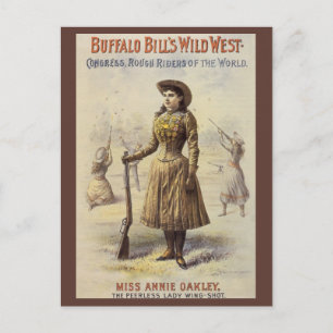 Buffalo Bill's Wild West Show with Annie Oakley Postcard