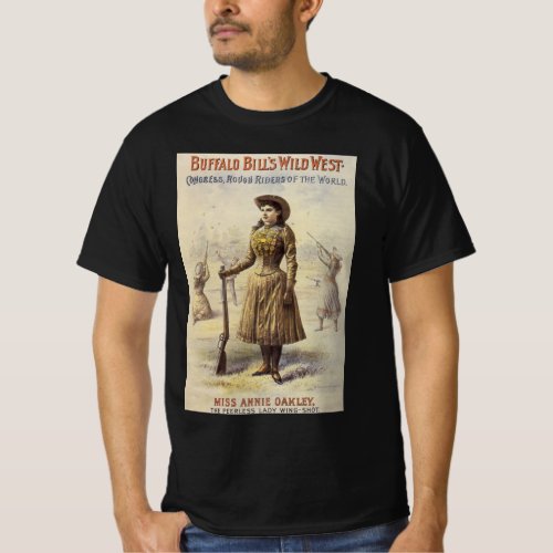 Buffalo Bills Wild West Show with Annie Oakley T_Shirt