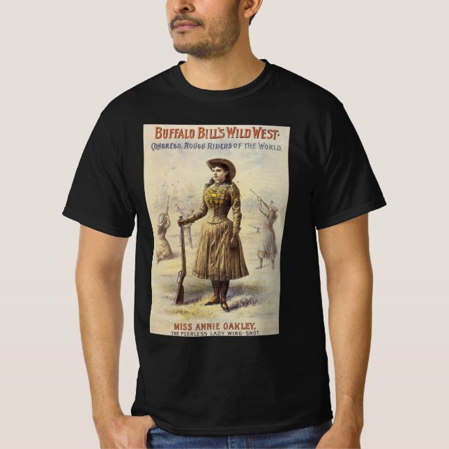 Buffalo Bill's Wild West Show with Annie Oakley T-Shirt (Front)