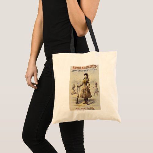 Buffalo Bills Wild West Show with Annie Oakley Tote Bag