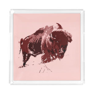 Buffalo - Bison Acrylic Tray