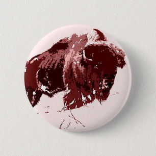 Buffalo - Bison Button
