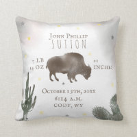 Buffalo Bison Desert Cactus Baby Birth Stats