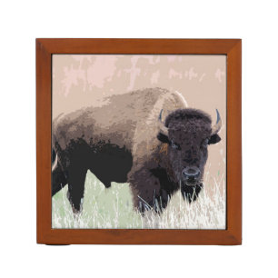 Buffalo / Bison Desk Organizer