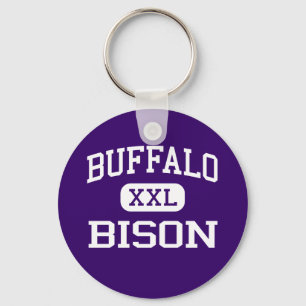 Buffalo - Bison - High School - Buffalo Minnesota Keychain