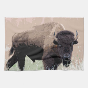Buffalo / Bison Kitchen Towel