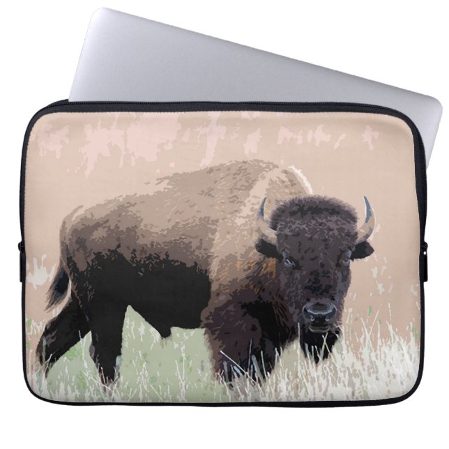 Buffalo / Bison Laptop Sleeve (Front)