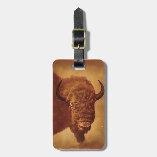 Buffalo  Bison Luggage Tag