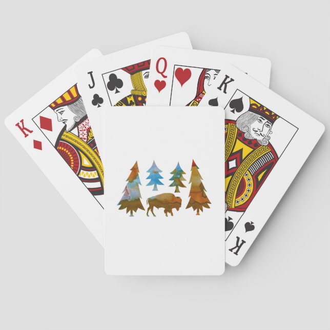 Buffalo / Bison Poker Cards (Back)