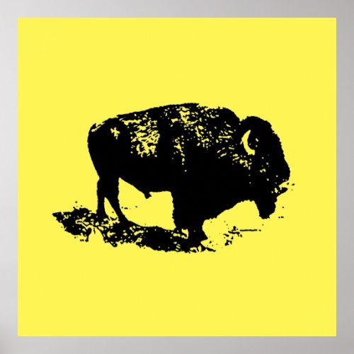 Buffalo Bison Poster