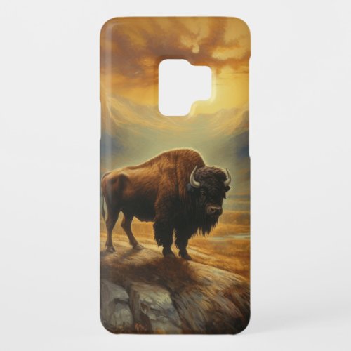 Buffalo Bison Sunset Silhouette Case_Mate Samsung Galaxy S9 Case