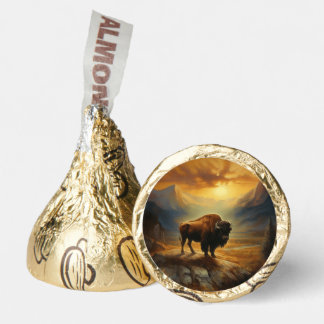 Buffalo Bison Sunset Silhouette Hershey®'s Kisses®
