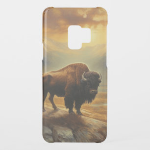 Buffalo Bison Sunset Silhouette Uncommon Samsung Galaxy S9 Case