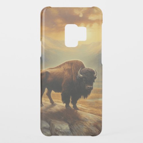 Buffalo Bison Sunset Silhouette  Uncommon Samsung Galaxy S9 Case
