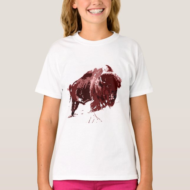 Buffalo - Bison T-Shirt (Front)