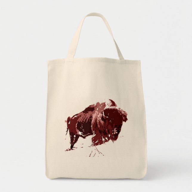 Buffalo - Bison Tote Bag (Front)